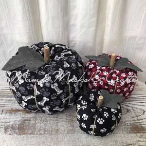 "Fur Mom" Dog Inspired Plush Pumpkin Set (3)